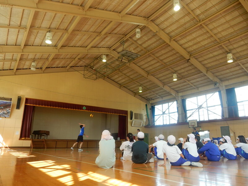 東条小学校（長野市）の様子