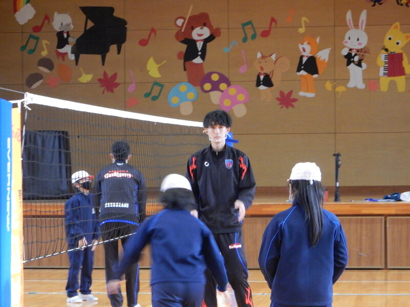 牟礼小学校（飯綱町）の様子